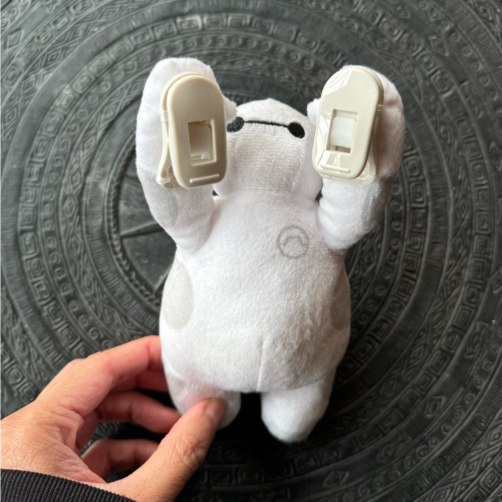 Baymax Bug Hero 6 plush keychain with clip Disney Sea Japan